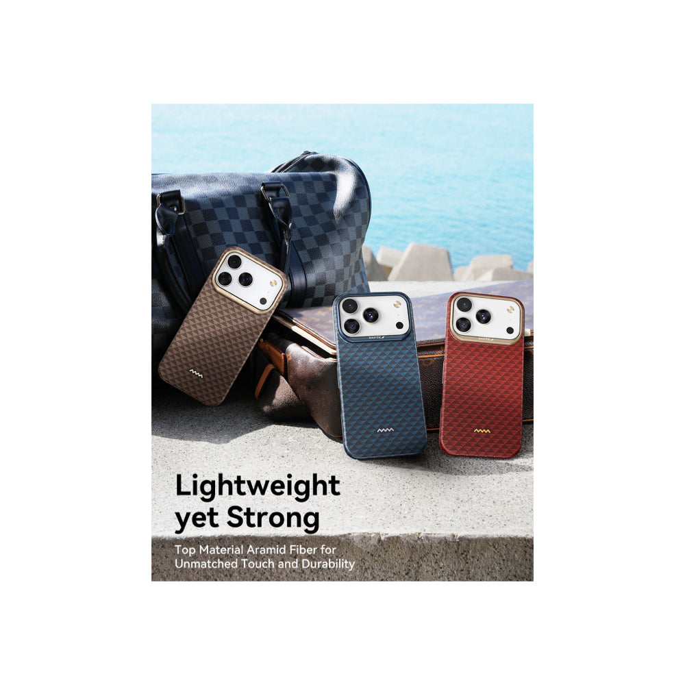 Raptic Aramid Fiber Skin-Origin Magsafe Case for iPhone 17 Pro - Profound
