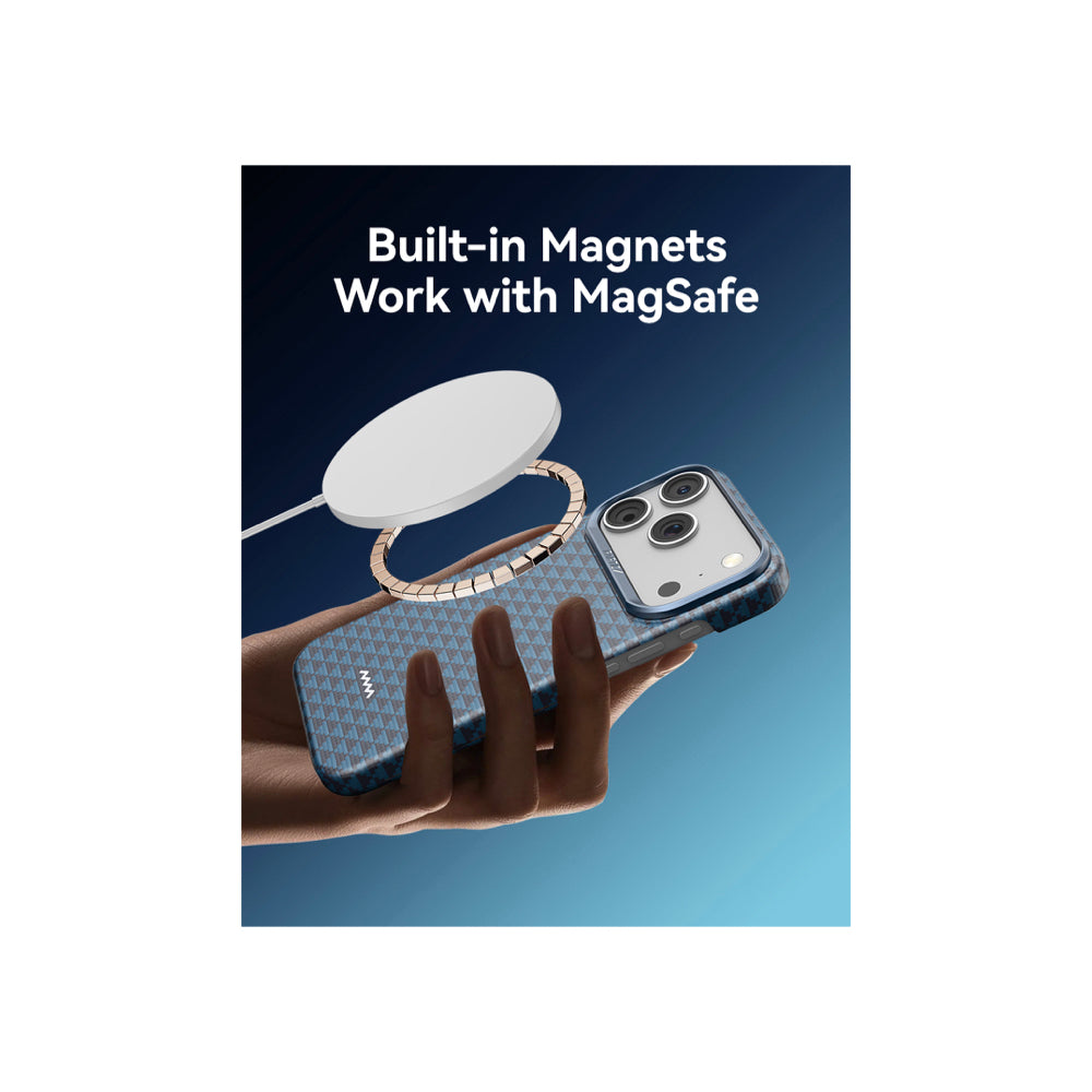 Raptic Aramid Fiber Skin-Origin Magsafe Case for iPhone 17 Pro Max - Profound