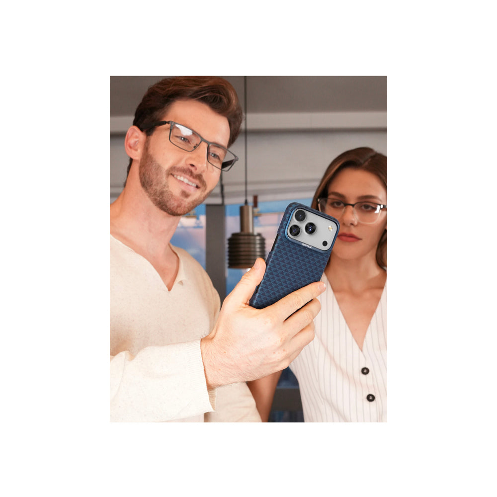 Raptic Aramid Fiber Skin-Origin Magsafe Case for iPhone 17 Pro Max - Profound