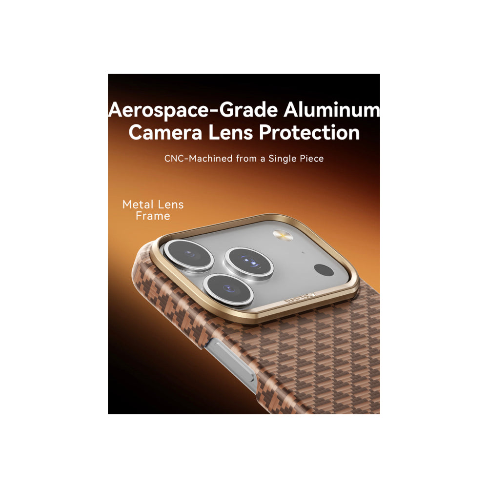 Raptic Aramid Fiber Skin-Origin Magsafe Case for iPhone 17 Pro Max - Humble