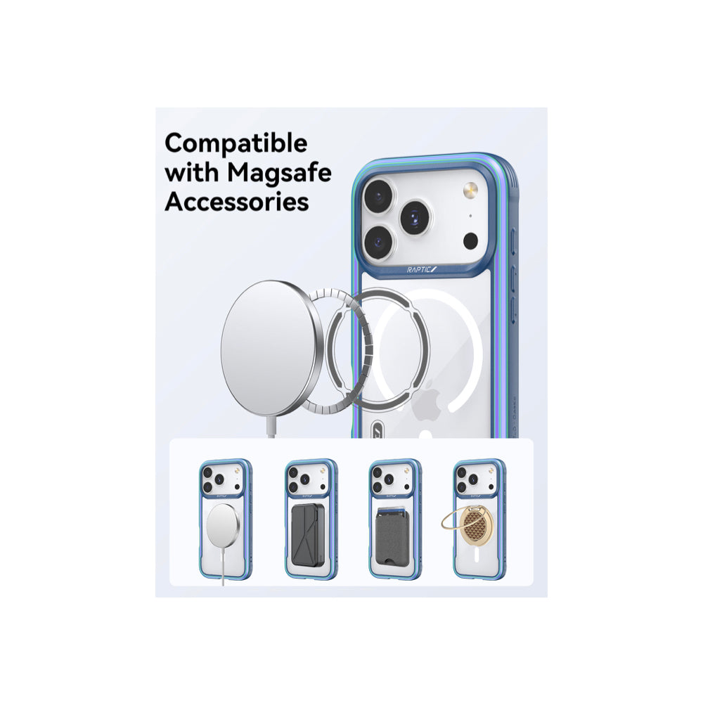 Raptic Shield Classic Magsafe Case for iPhone 17 Pro - Iridescent