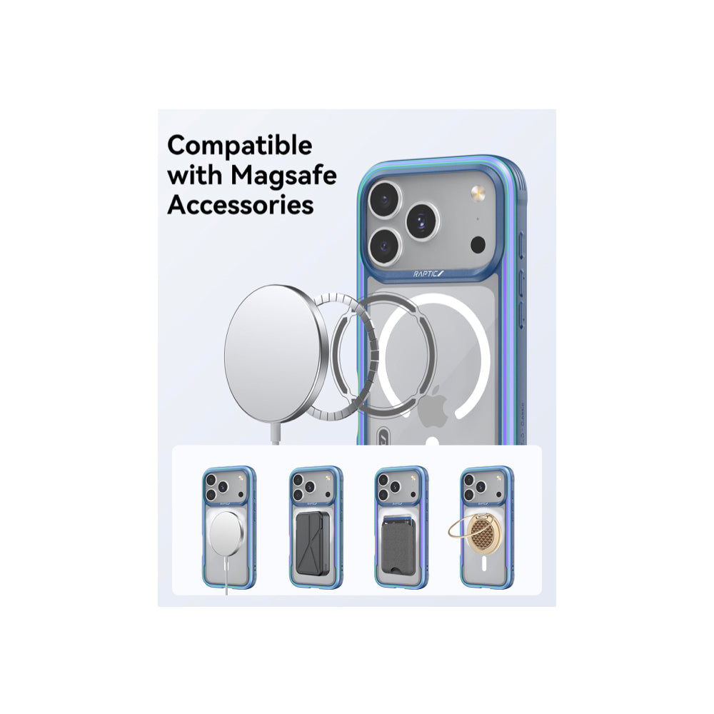 Raptic Shield Classic Magsafe Case for iPhone 17 Pro Max - Iridescent