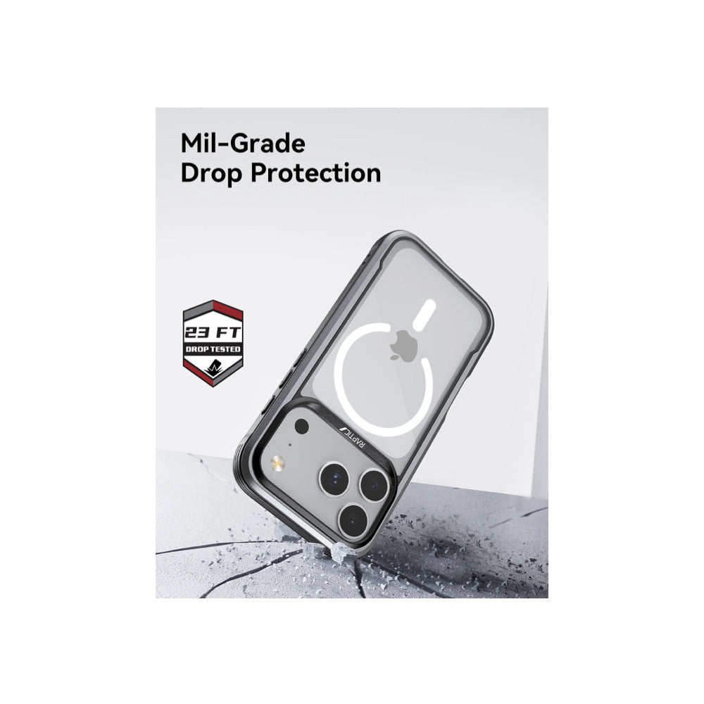 Raptic Shield Classic Magsafe Case for iPhone 17 Pro Max - Black