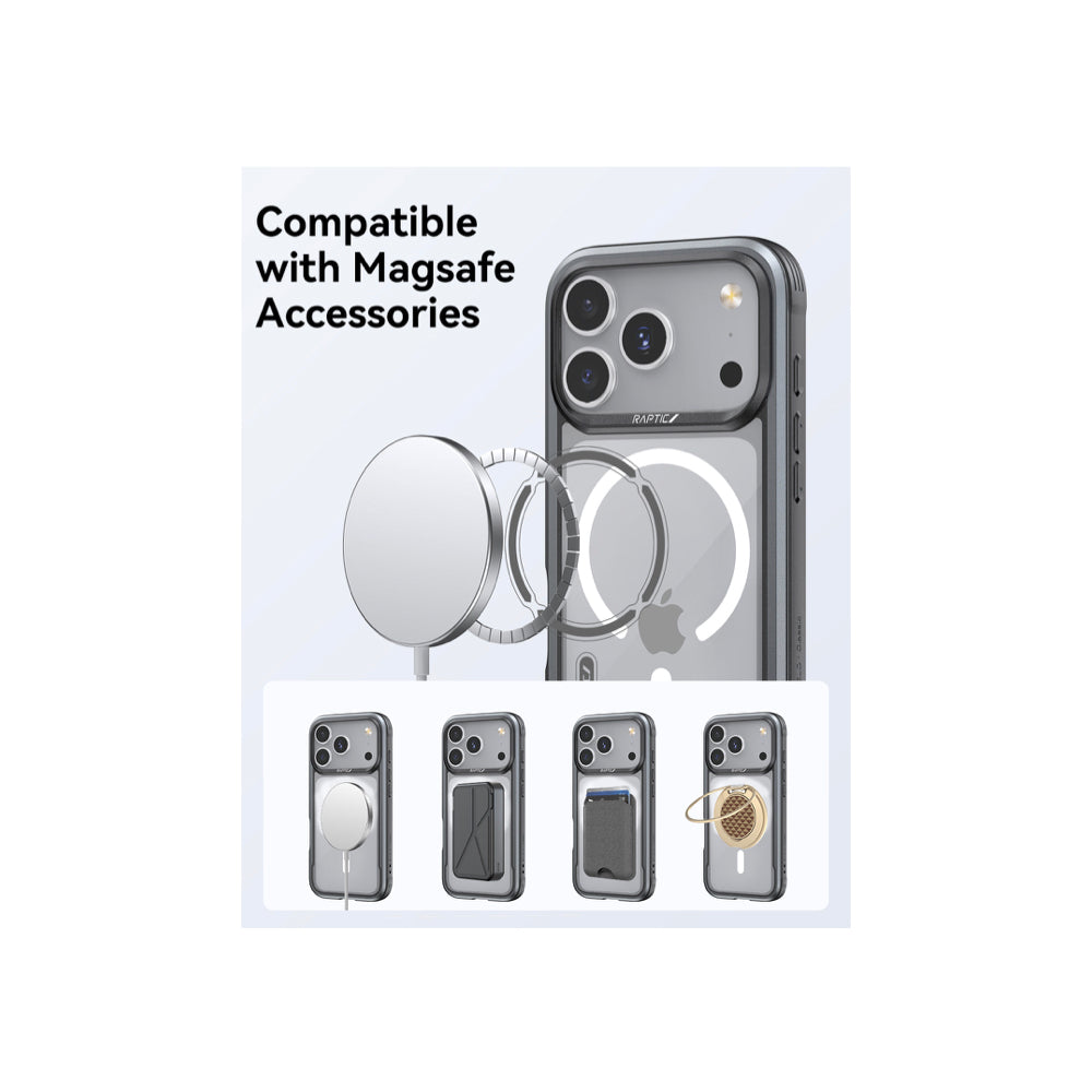 Raptic Shield Classic Magsafe Case for iPhone 17 Pro Max - Black