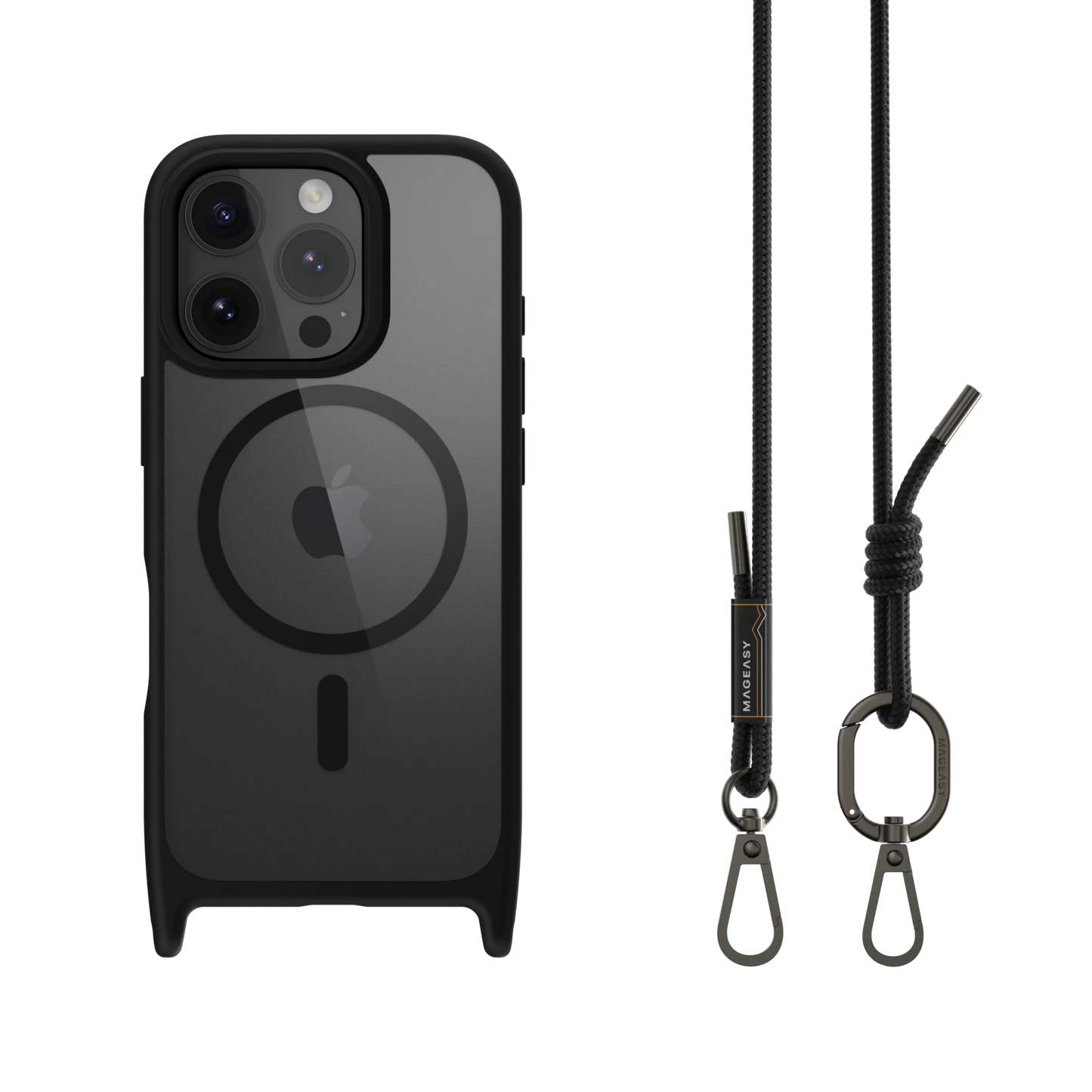 Mageasy iPhone 16 Pro Roam M| Magsafe Black/ Black