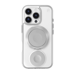 STM Goods Roll Spin Magsafe (IP16 Pro Max) - Clear / Silver