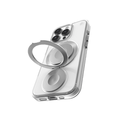 STM Goods Roll Spin Magsafe (IP16 Pro Max) - Clear / Silver