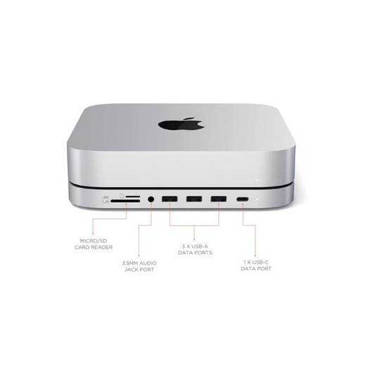 Satechi Stand & Hub for Mac Mini with SSD Enclosure