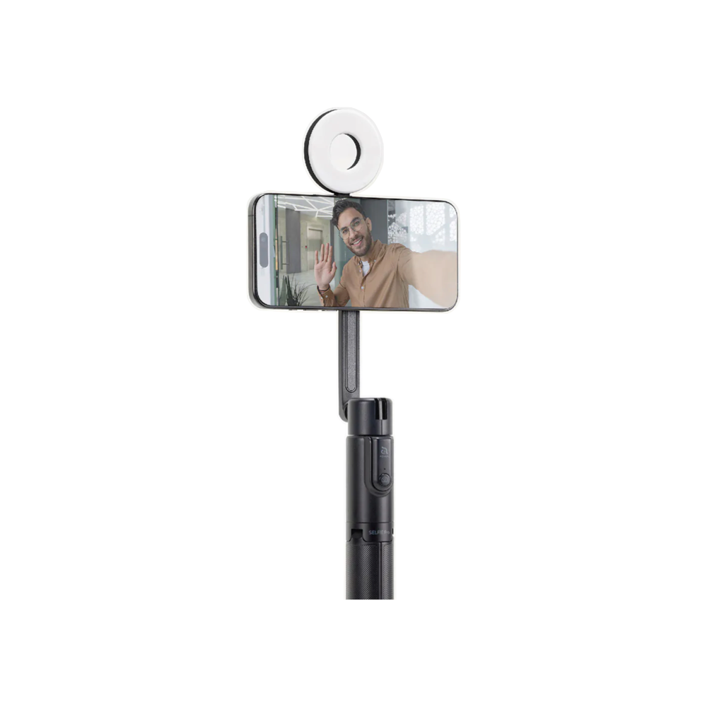 ADAM elements SELFIE Pro Wireless Bluetooth Tripod Selfie Stick (1335mm) + SELFIE Light