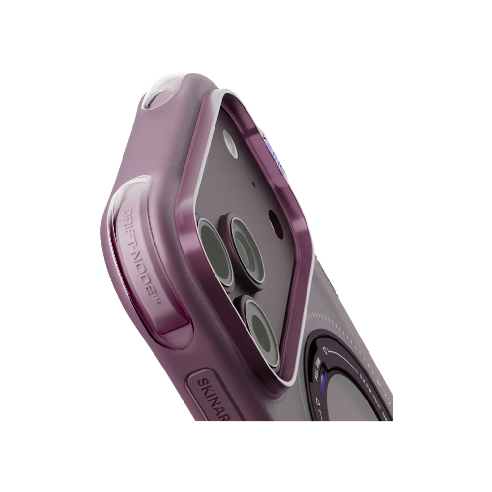 Skinarma Atlas Mag-Charge Case with Rotating Kick Stand for iPhone 18 Pro Max - Burgundy