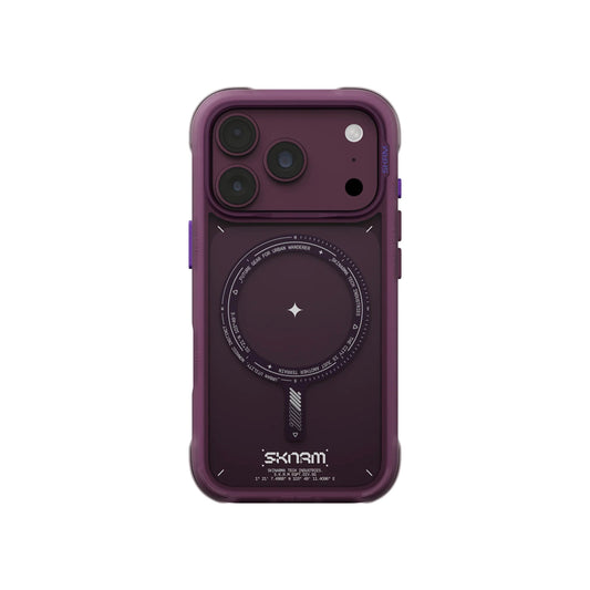 Skinarma Avion Mag-Charge Case for iPhone 18 Pro Max - Burgundy