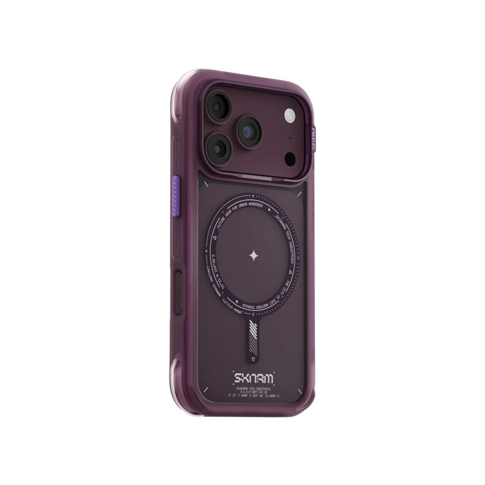 Skinarma Avion Mag-Charge Case for iPhone 18 Pro Max - Burgundy