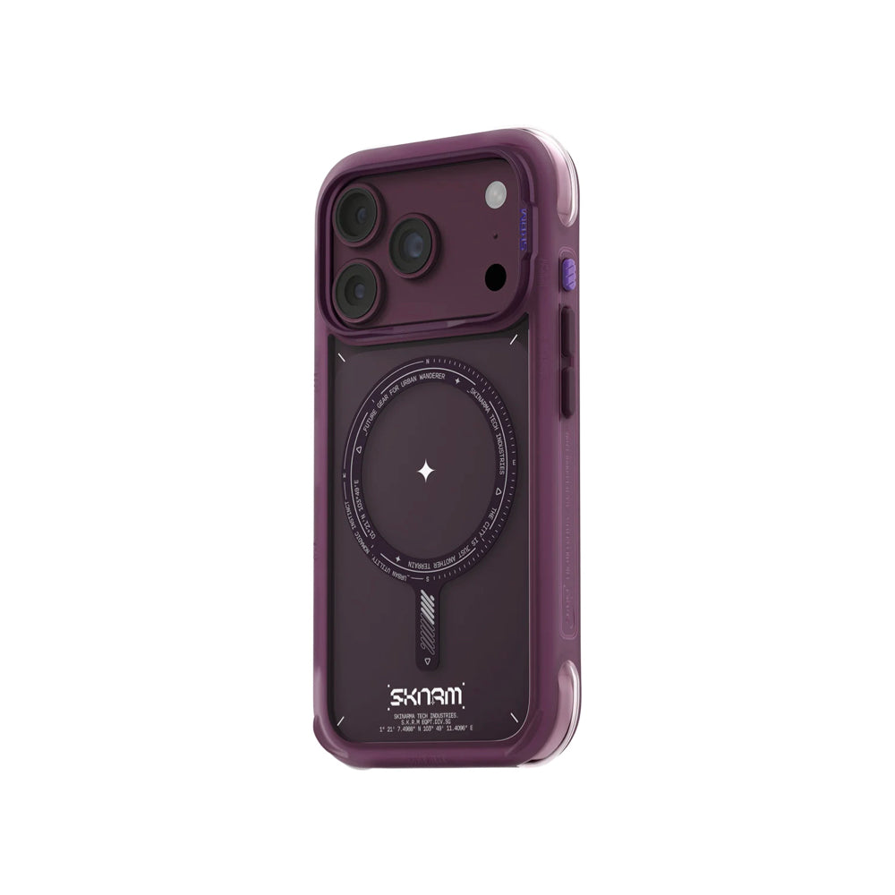 Skinarma Avion Mag-Charge Case for iPhone 18 Pro Max - Burgundy