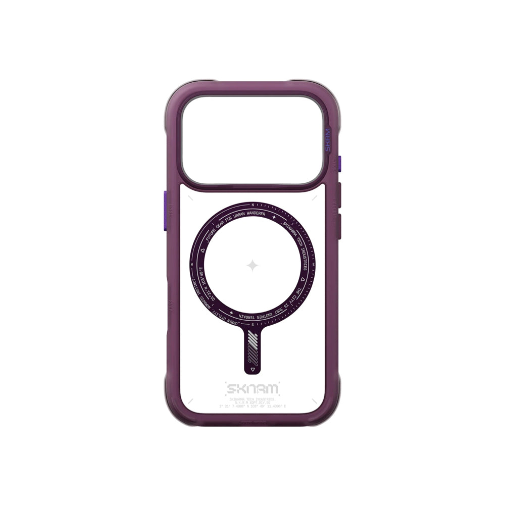 Skinarma Avion Mag-Charge Case for iPhone 18 Pro Max - Burgundy