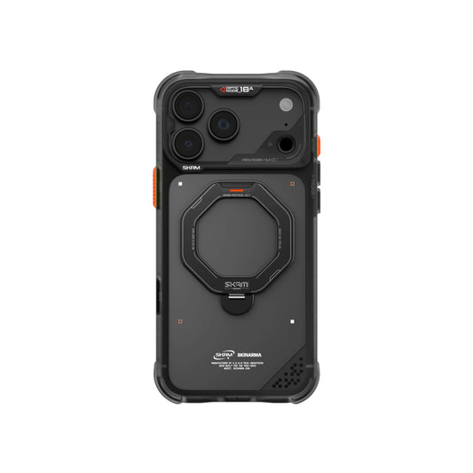 Skinarma Saturn Mag-Charge Case with Rotating Kick Stand for iPhone 18 Pro Max - Black
