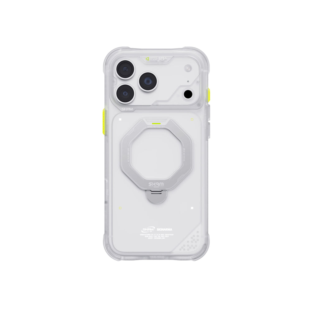 Skinarma Saturn Mag-Charge Case with Rotating Kick Stand for iPhone 18 Pro - Burgundy