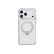 Skinarma Saturn Mag-Charge Case with Rotating Kick Stand for iPhone 18 Pro Max - Frost