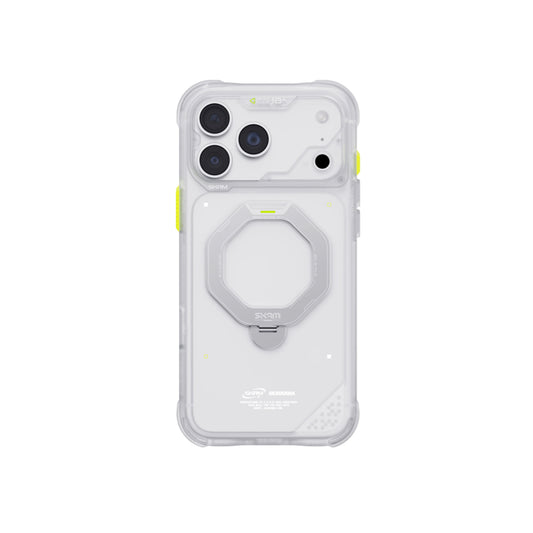 Skinarma Saturn Mag-Charge Case with Rotating Kick Stand for iPhone 18 Pro Max - Frost