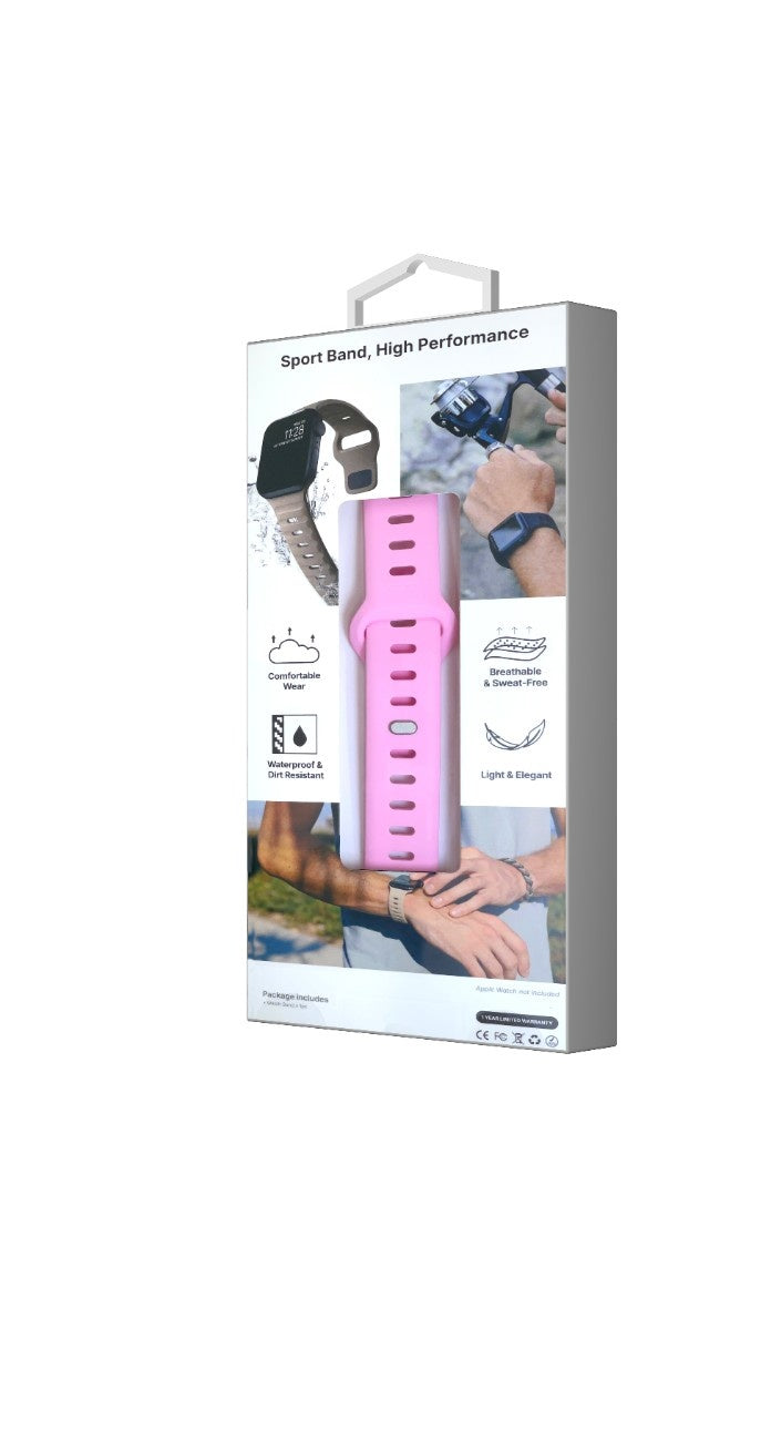 TimeLoop Apple Watch Sport Band 41mm/40mm/38mm (Pink)