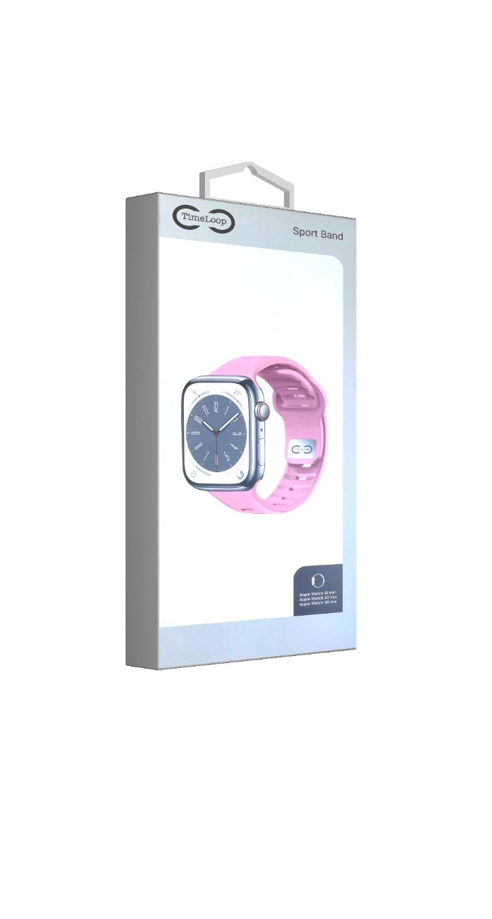 TimeLoop Apple Watch Sport Band 41mm/40mm/38mm (Pink)