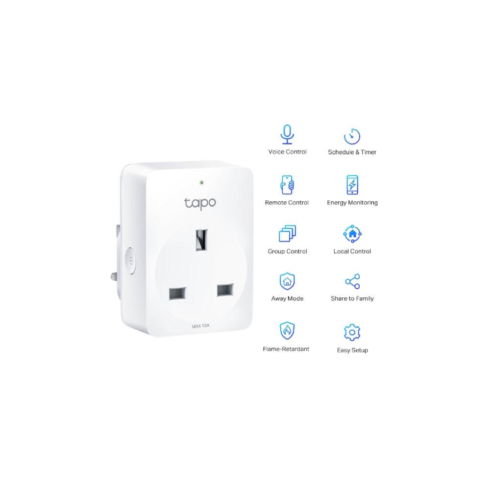 TPLINK Smart Plug Wifi 2.4Ghz 802.1 B/G/N Evergy Monitoring (TAPO Series) ( TL-TAPO P110 )