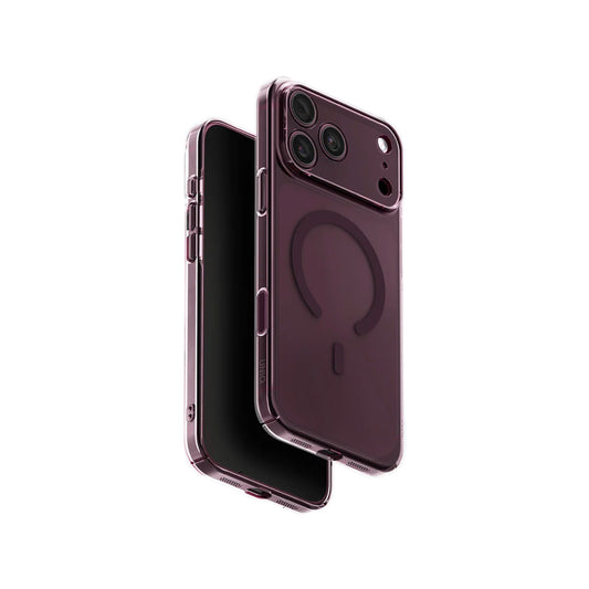 Uniq Airsuit Magclick Charging Case for iPhone 18 Pro Max - Glossy Burgundy
