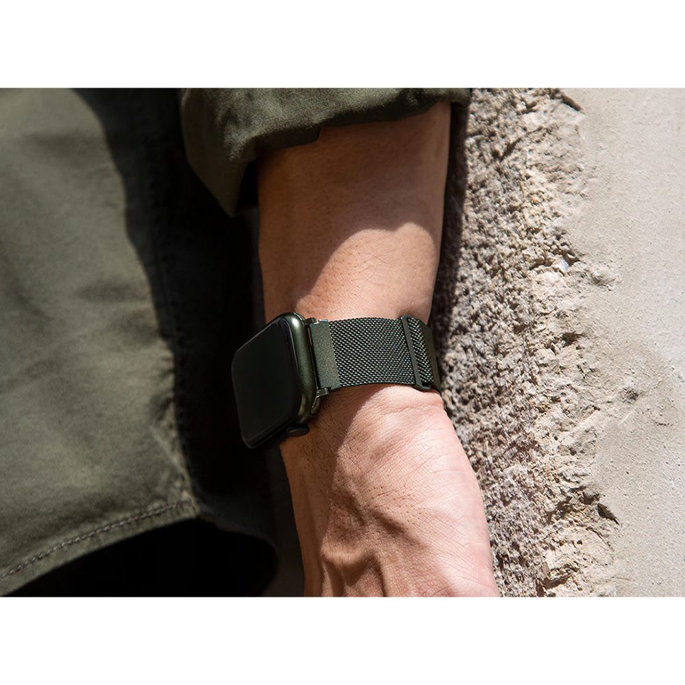 Uniq Dante Apple Watch Mesh Steel Strap 41/40/38MM Hunter (Green)