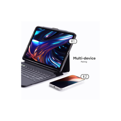 ZAGG Pro Keys 2 Folio Case with Detachable, Wireless Keyboard for Apple-iPad Pro 11 (M4) Black