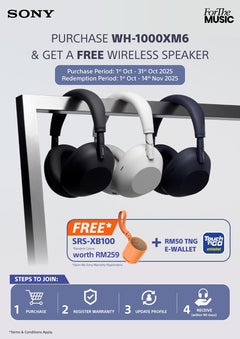 Sony WH-1000XM6 Wireless Noise Cancelling Headphones Blue (WH1000XM6/LME)