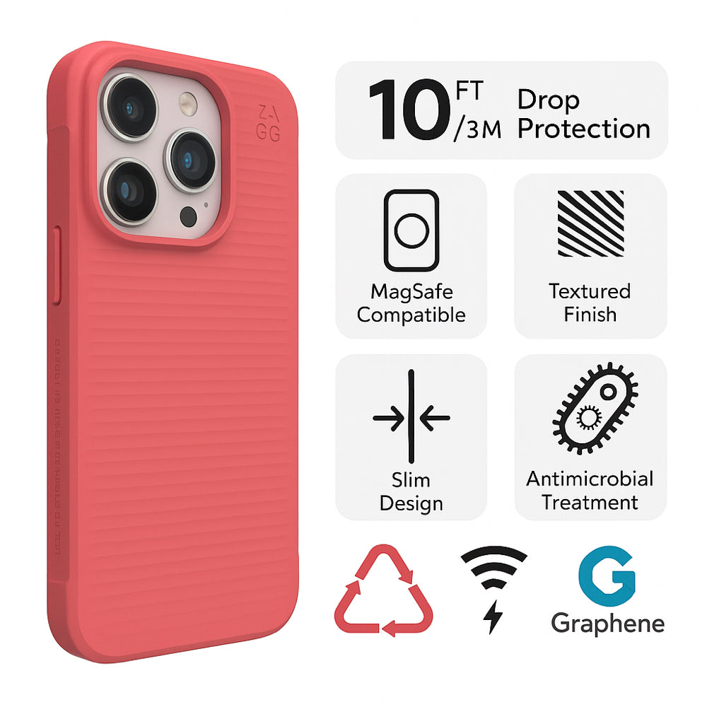 ZAGG Cases Luxe Snap PCR Apple iPhone 15 Pro Max - Watermelon