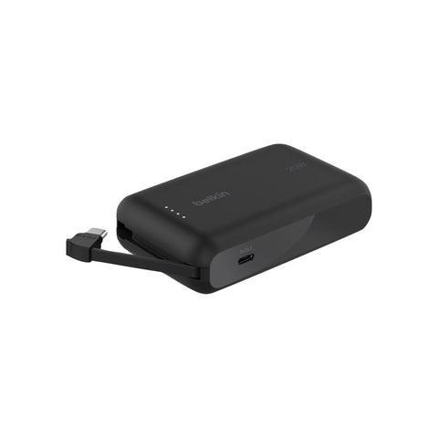 Belkin Boostcharge Power Bank 10K Pd With Intergrated Cable - Black