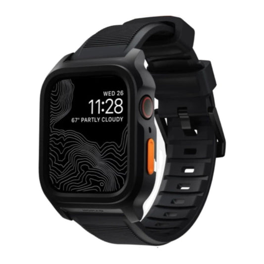 Nomad Apple Watch 45/44/42mm Rugged Case (Case & Band) - Black