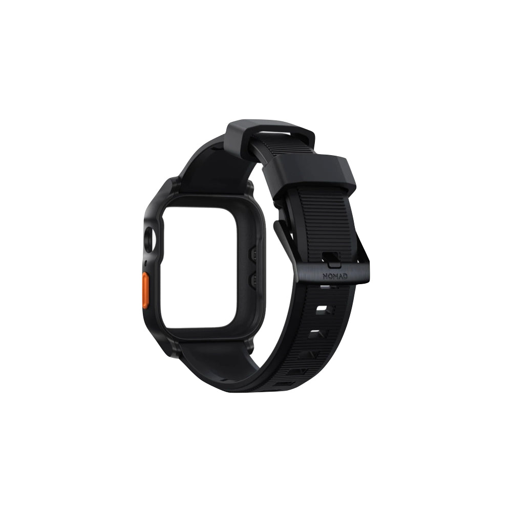 Nomad Apple Watch 45/44/42mm Rugged Case (Case & Band) - Black