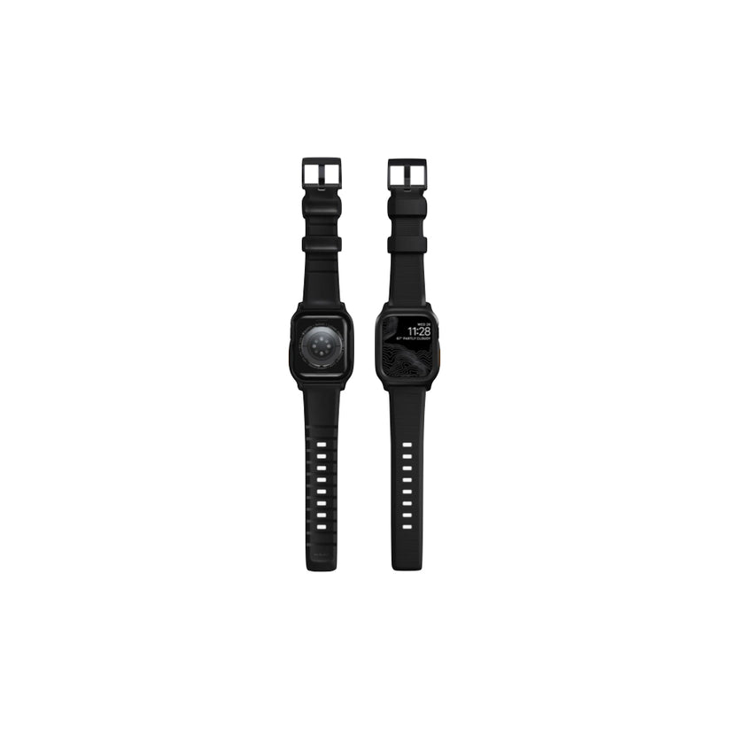 Nomad Apple Watch 45/44/42mm Rugged Case (Case & Band) - Black