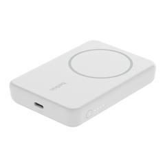Belkin BOOST CHARGE Magnetic Wireless + Stand Power Bank, White 5000mAh