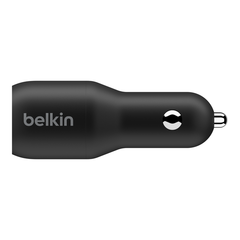 Belkin Dual USB-C Car Charger 18W X2 - Black