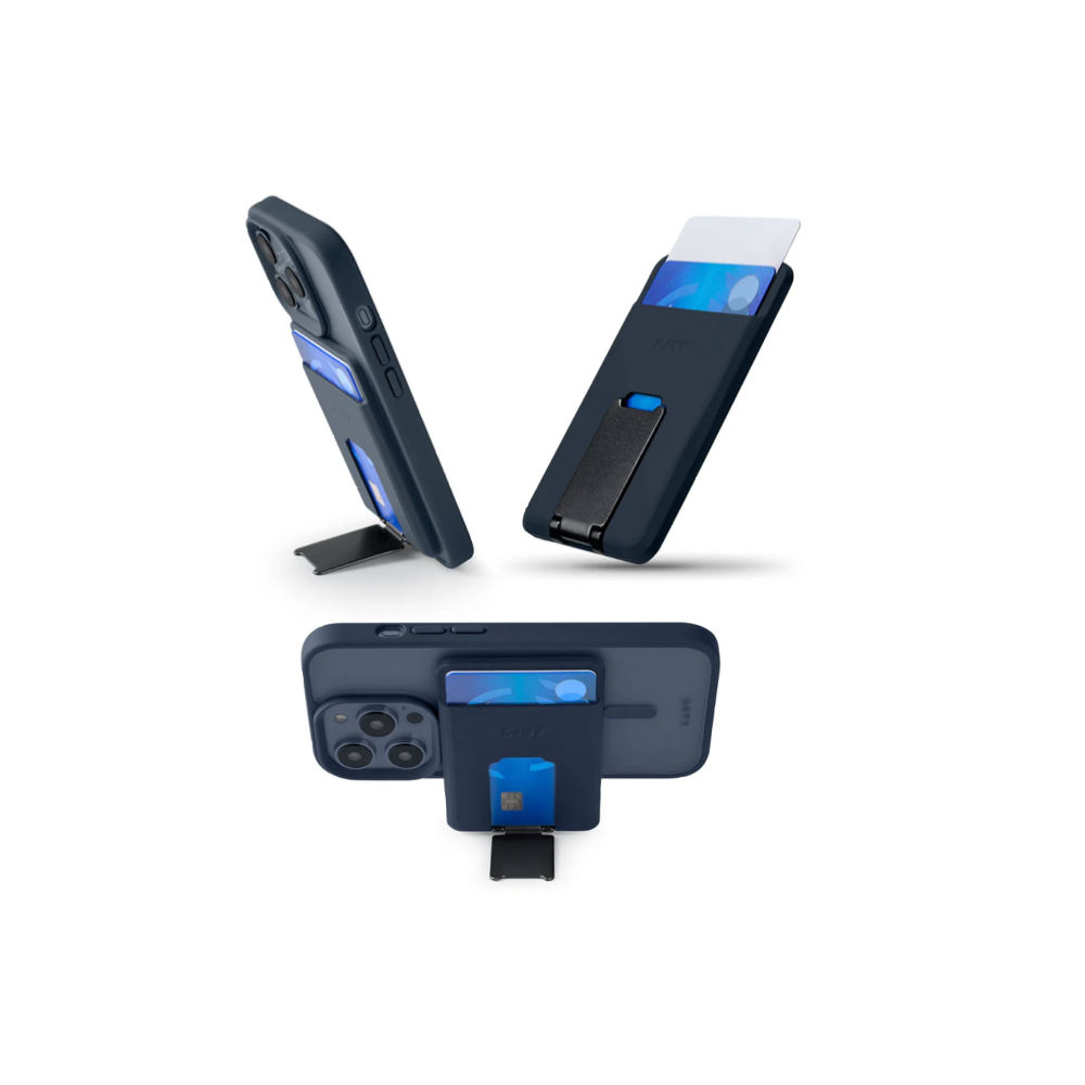 Laut Flexi Prop Magsafe Wallet Dark Blue