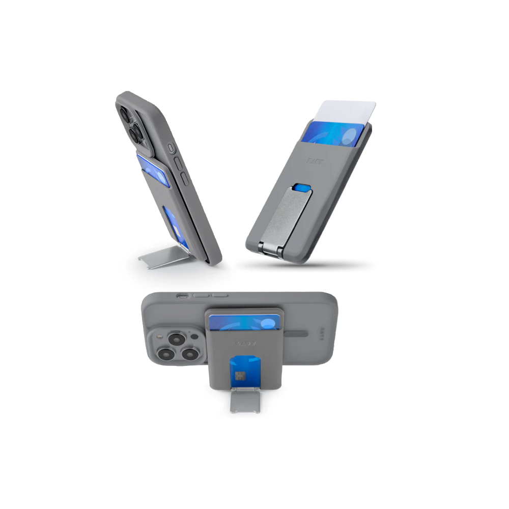 Laut Flexi Prop Magsafe Wallet Grey