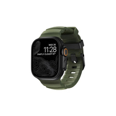 Nomad Apple Watch 49/45/44/42mm (Series SE/Ultra/9/8/7/6/5/4/3/2) Rocky Point Band | Forest