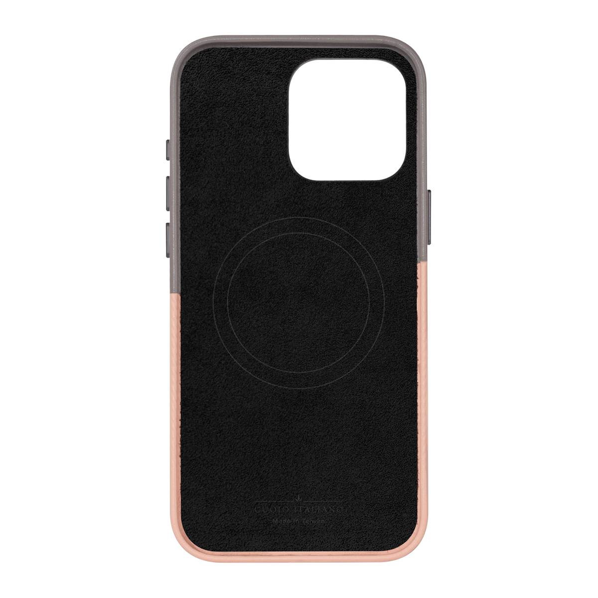 Alto Herring Leather Magnetic Case iPhone 16 Pro Max - Cement / Pink