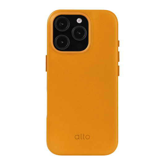 Alto Clop Leather Magnetic Case iPhone 16 Pro - Caramel