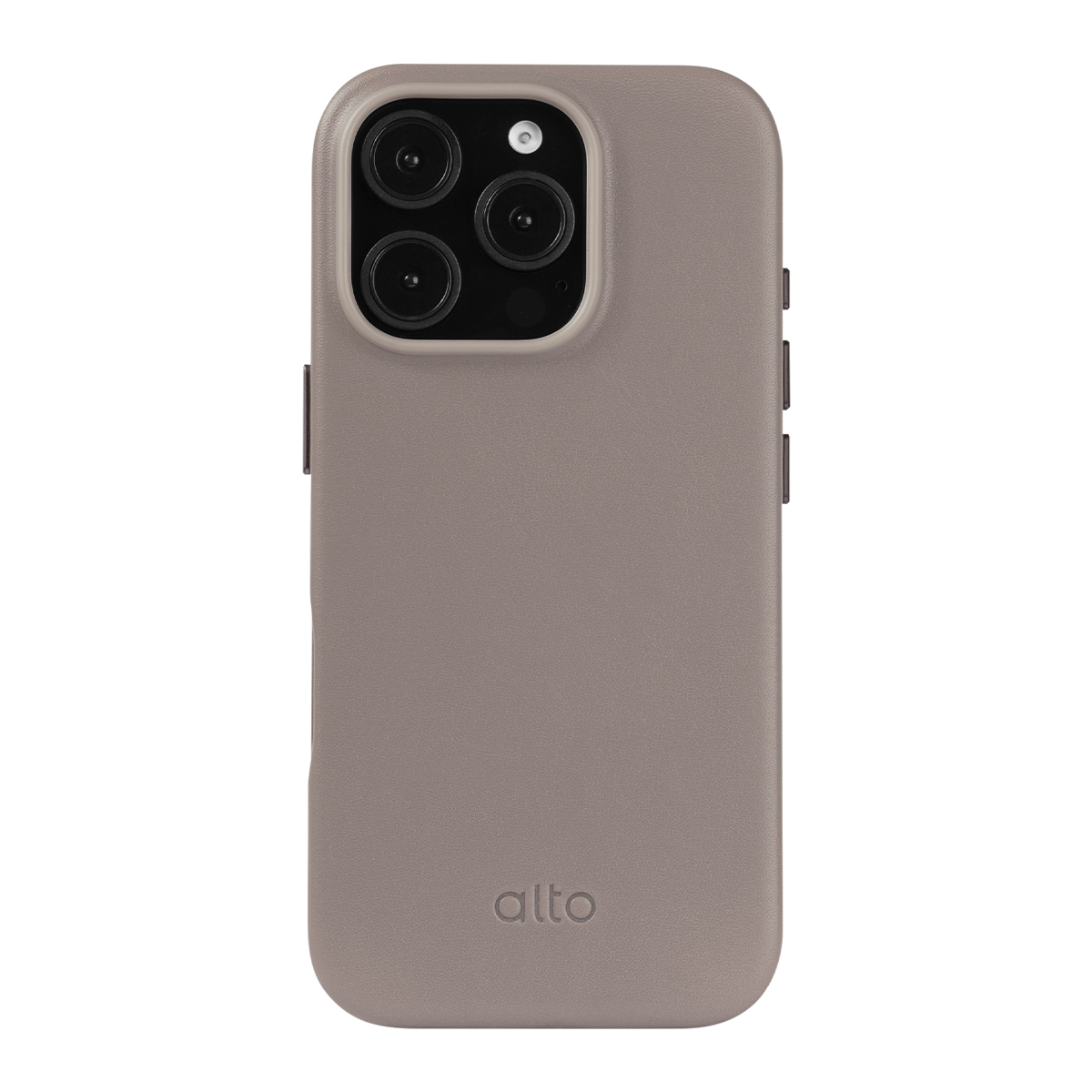 Alto Clop Leather Magnetic Case iPhone 16 Pro - Cement