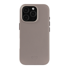 Alto Clop Leather Magnetic Case iPhone 16 Pro - Cement