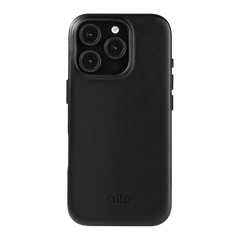 Alto Clop Leather Magnetic Case iPhone 16 Pro - Raven