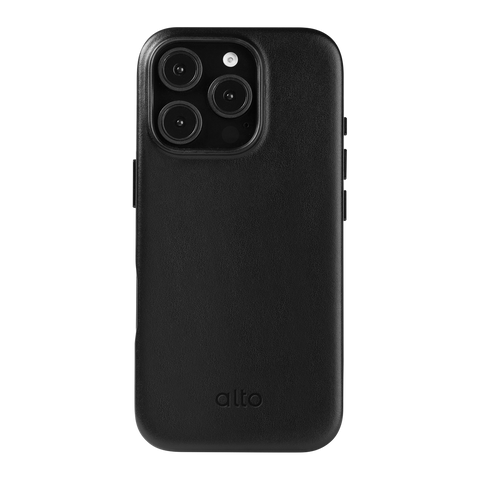 Alto Clop Leather Magnetic Case iPhone 16 Pro - Raven