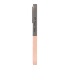 Alto Herring Leather Magnetic Case iPhone 16 Pro - Cement / Pink