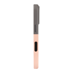 Alto Herring Leather Magnetic Case iPhone 16 Pro - Cement / Pink