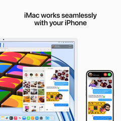 24-inch iMac with Retina 4.5K display: Apple M3 chip with 8‑core CPU and 8‑core GPU, 256GB SSD - Silver