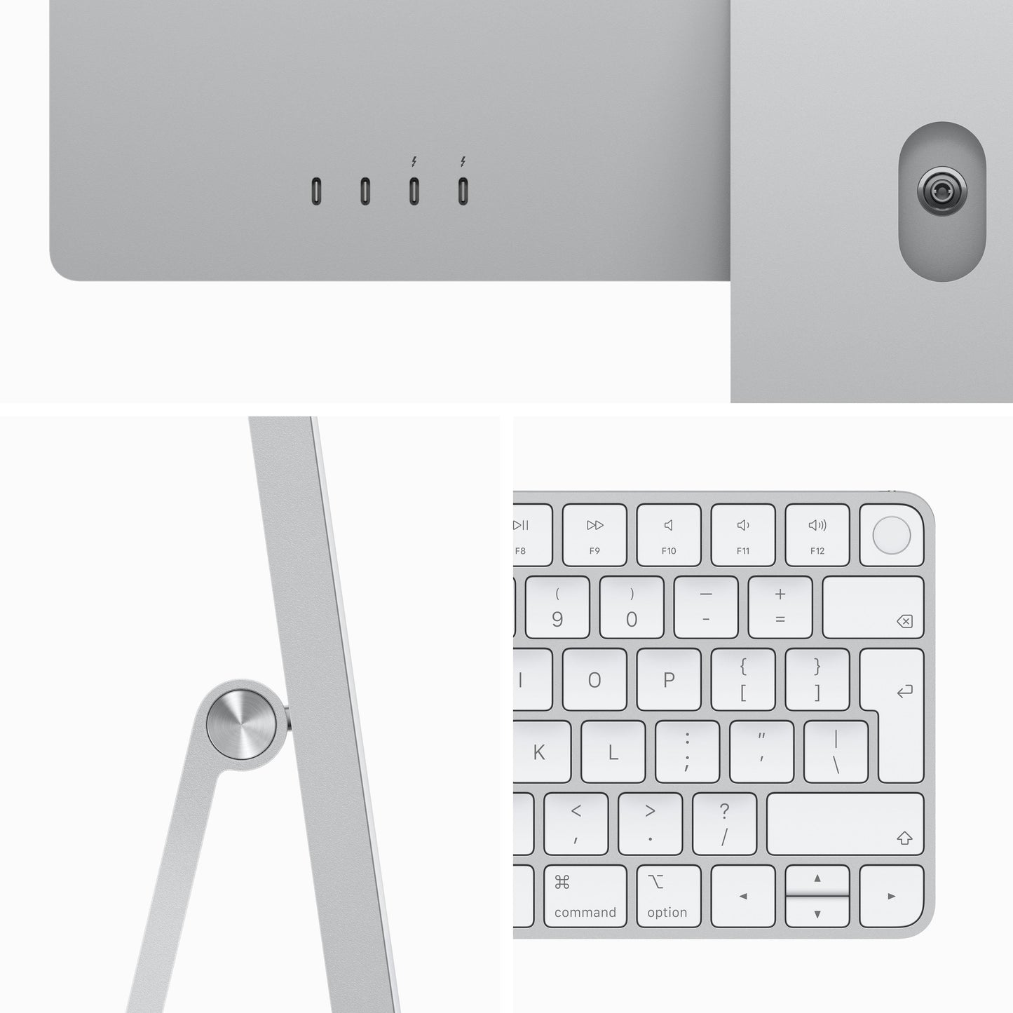 24-inch iMac with Retina 4.5K display: Apple M3 chip with 8‑core CPU and 10‑core GPU, 512GB SSD - Silver