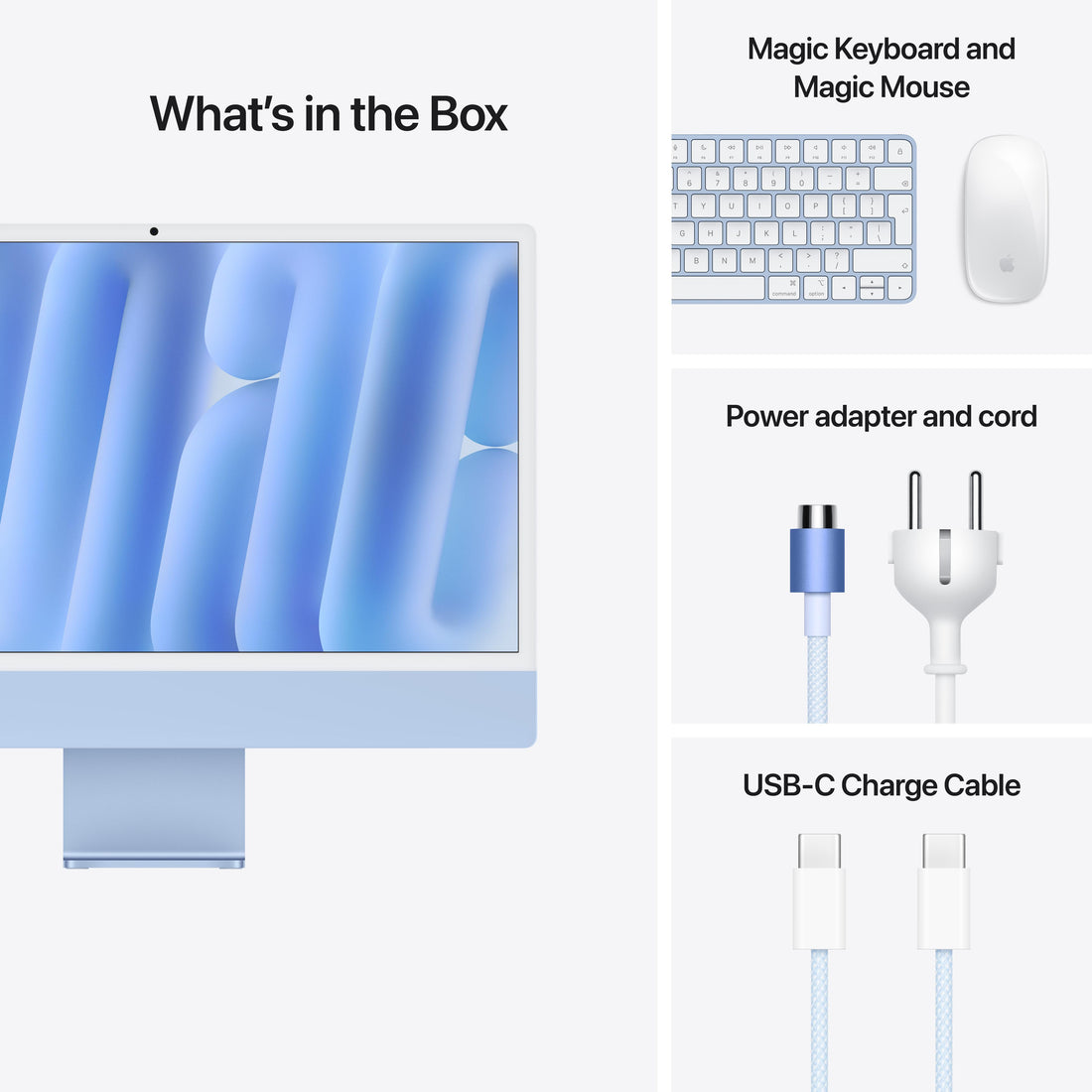 24-inch iMac with Retina 4.5K display: Apple M4 chip with 8-core CPU a